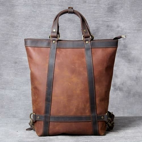Load image into Gallery viewer, The Icarus | Handmade Vintage Leather Backpack
