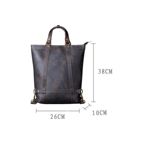Load image into Gallery viewer, The Icarus | Handmade Vintage Leather Backpack
