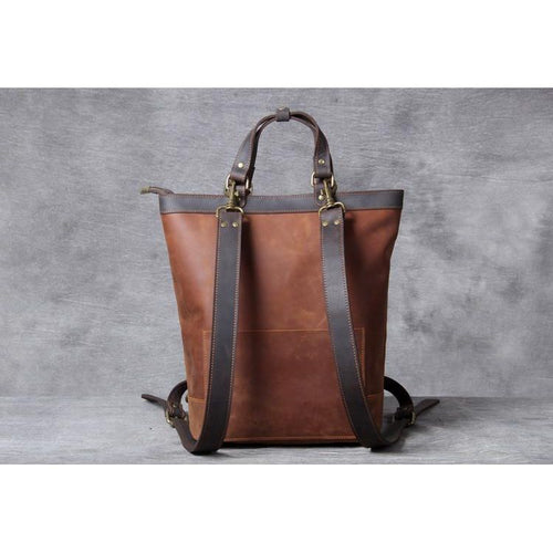 Load image into Gallery viewer, The Icarus | Handmade Vintage Leather Backpack
