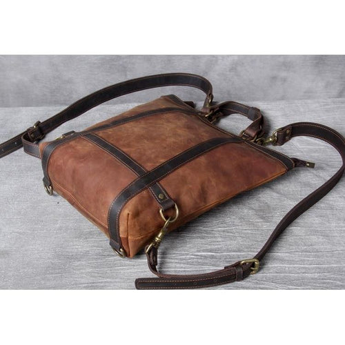 Load image into Gallery viewer, The Icarus | Handmade Vintage Leather Backpack
