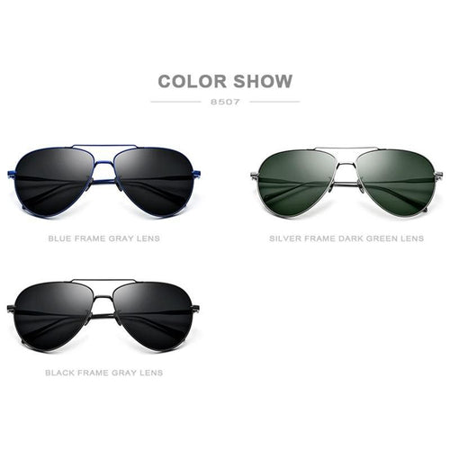 Load image into Gallery viewer, Pure Titanium Polarized Sunglasses Men Aviation Sun Glasses for Men
