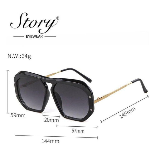 Load image into Gallery viewer, Fashion square sunglasses women men 2019 brand designer black classics
