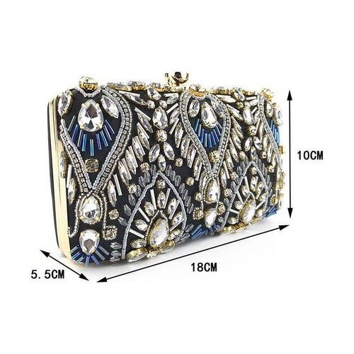 Load image into Gallery viewer, Clutch handbag Luxury Diamond Rhinestone Clutch Bags Exquisite Female
