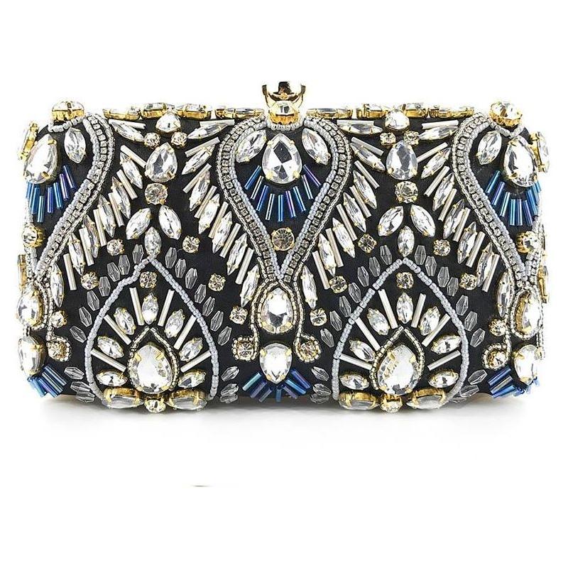 Clutch handbag Luxury Diamond Rhinestone Clutch Bags Exquisite Female