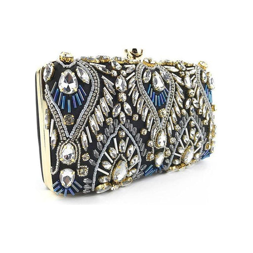 Load image into Gallery viewer, Clutch handbag Luxury Diamond Rhinestone Clutch Bags Exquisite Female
