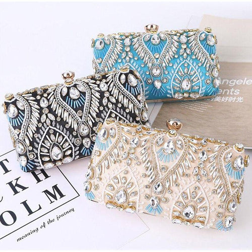 Load image into Gallery viewer, Clutch handbag Luxury Diamond Rhinestone Clutch Bags Exquisite Female
