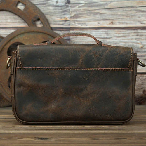 Load image into Gallery viewer, The Faust Leather Camera Bag | Crossbody Vintage Camera Messenger Bag

