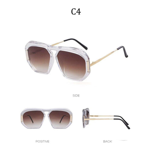 Load image into Gallery viewer, Fashion square sunglasses women men 2019 brand designer black classics
