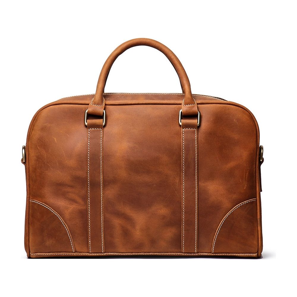 Bjorn Leather Laptop Bag | Vintage Leather Briefcase