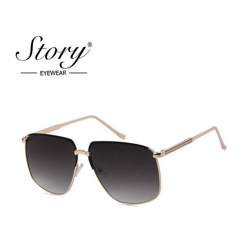 Load image into Gallery viewer, Retro oversized pilot sunglasses 2019 luxury brand designer
