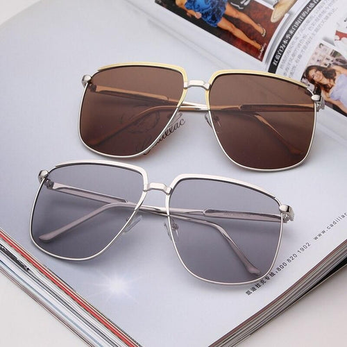 Load image into Gallery viewer, Retro oversized pilot sunglasses 2019 luxury brand designer
