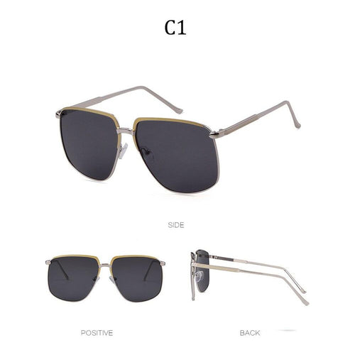 Load image into Gallery viewer, Retro oversized pilot sunglasses 2019 luxury brand designer
