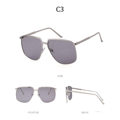 Load image into Gallery viewer, Retro oversized pilot sunglasses 2019 luxury brand designer
