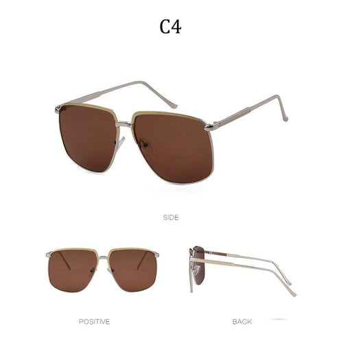 Load image into Gallery viewer, Retro oversized pilot sunglasses 2019 luxury brand designer
