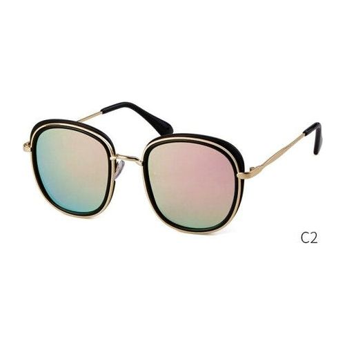 Retro Round Sunglasses Women Brand Vintage Gold Metal Frame Cat Eye