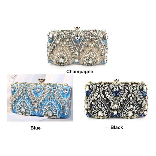 Load image into Gallery viewer, Clutch handbag Luxury Diamond Rhinestone Clutch Bags Exquisite Female
