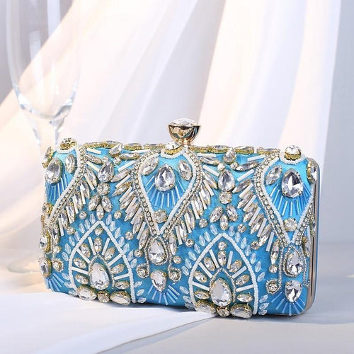 Load image into Gallery viewer, Clutch handbag Luxury Diamond Rhinestone Clutch Bags Exquisite Female
