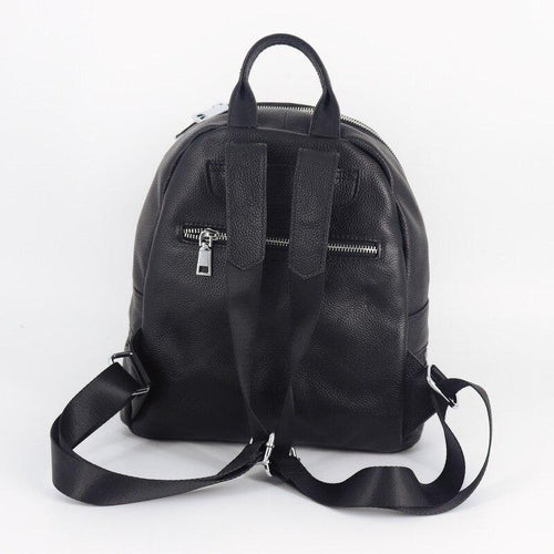 Load image into Gallery viewer, Chic Black Leather Backpack
