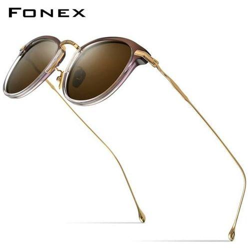 Load image into Gallery viewer, Titanium Acetate Polarized Sunglasses Men 2021 New Retro Vintage
