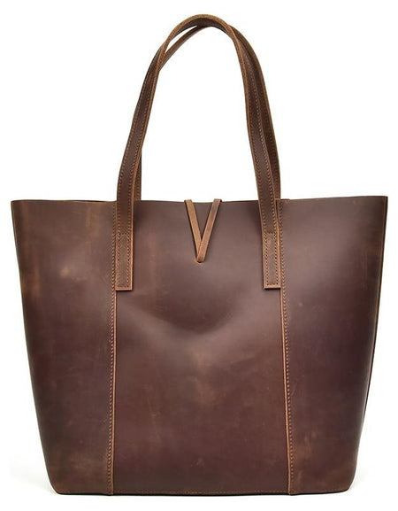 The Taavi Tote | Handcrafted Leather Tote Bag