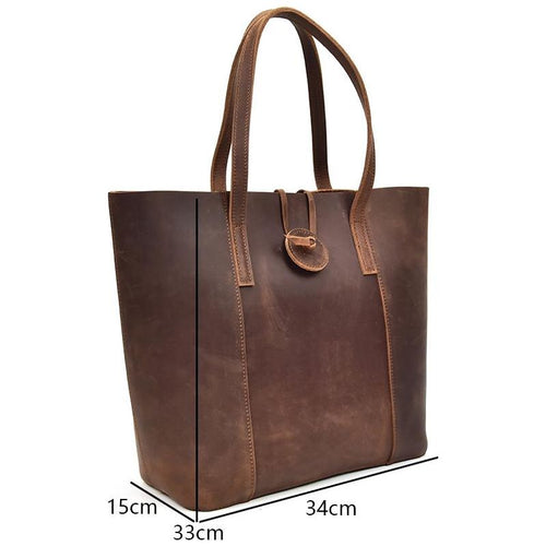Load image into Gallery viewer, The Taavi Tote | Handcrafted Leather Tote Bag
