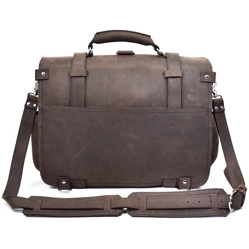 Gustav Messenger Bag | Large Capacity Vintage Leather Messenger