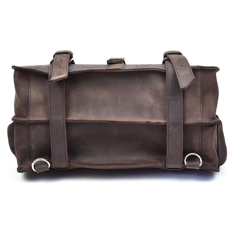 Gustav Messenger Bag | Large Capacity Vintage Leather Messenger