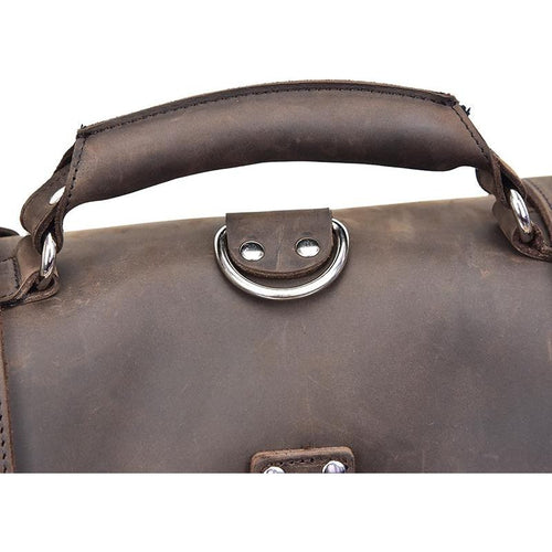 Load image into Gallery viewer, Gustav Messenger Bag | Large Capacity Vintage Leather Messenger
