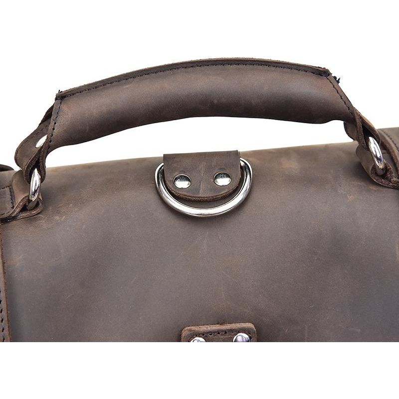 Gustav Messenger Bag | Large Capacity Vintage Leather Messenger