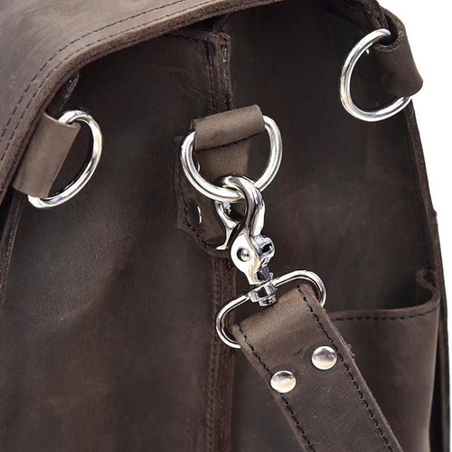 Load image into Gallery viewer, Gustav Messenger Bag | Large Capacity Vintage Leather Messenger
