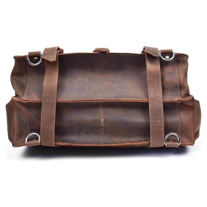 Gustav Messenger Bag | Large Capacity Vintage Leather Messenger