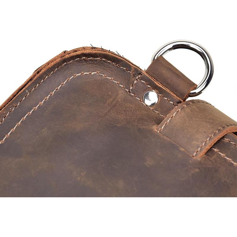 Gustav Messenger Bag | Large Capacity Vintage Leather Messenger