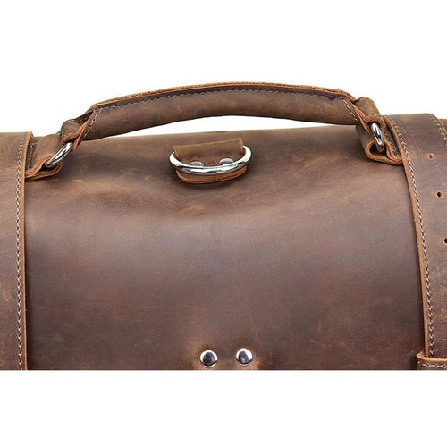 Load image into Gallery viewer, Gustav Messenger Bag | Large Capacity Vintage Leather Messenger
