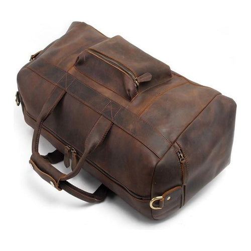 Load image into Gallery viewer, The Asta Weekender | Handcrafted Leather Duffle Bag
