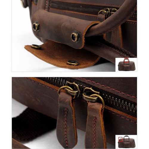 Load image into Gallery viewer, Asta Weekender | Handcrafted Leather Duffle Bag
