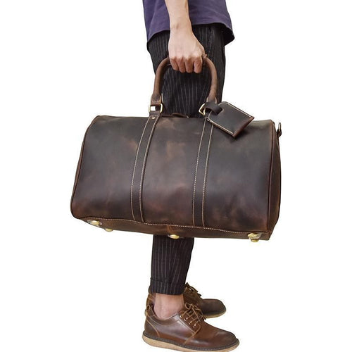 Load image into Gallery viewer, The Bjarke Weekender | Handcrafted Leather Duffle Bag
