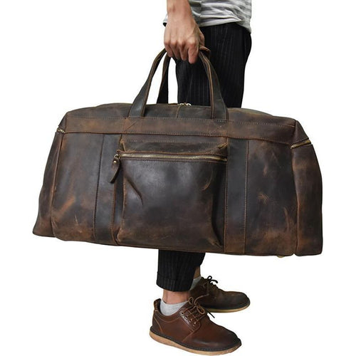 Load image into Gallery viewer, The Colden Duffle Bag | Large Capacity Leather Weekender
