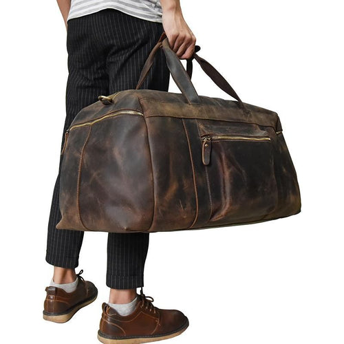 Load image into Gallery viewer, The Colden Duffle Bag | Large Capacity Leather Weekender
