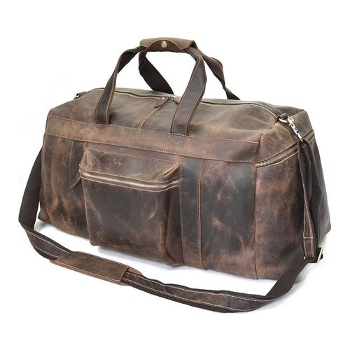 Load image into Gallery viewer, The Colden Duffle Bag | Large Capacity Leather Weekender
