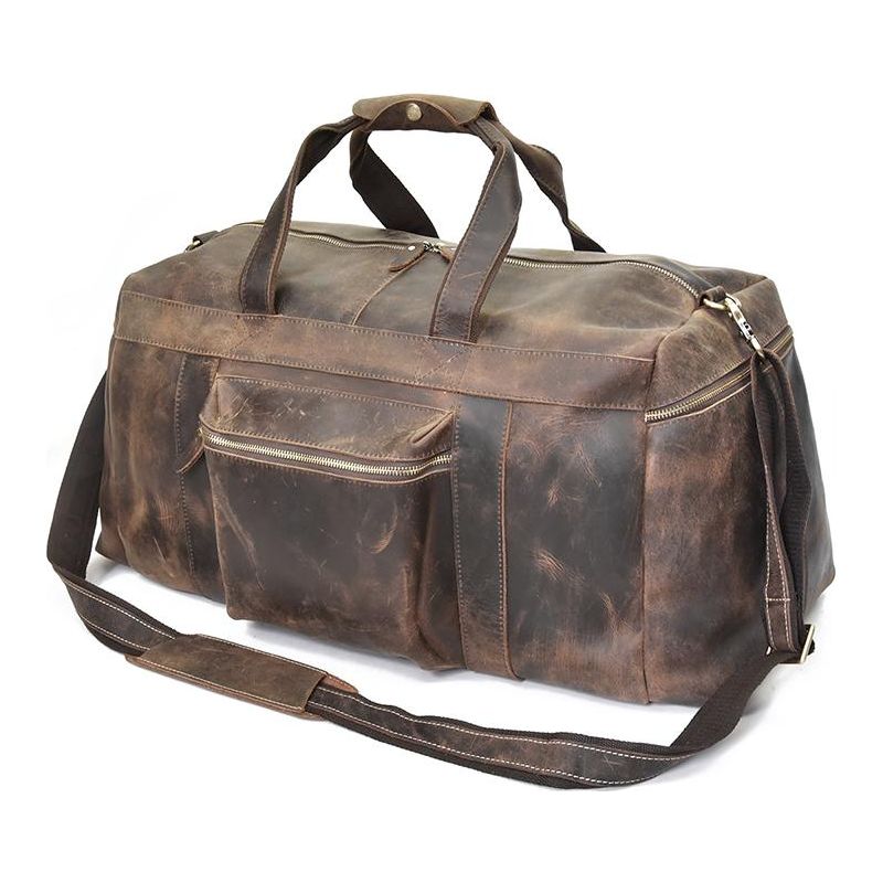 The Colden Duffle Bag | Large Capacity Leather Weekender