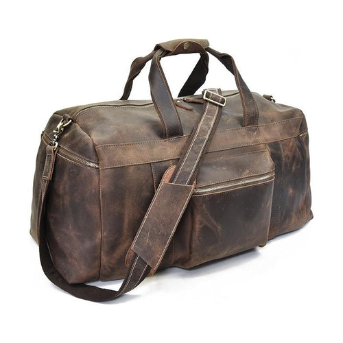 Load image into Gallery viewer, The Colden Duffle Bag | Large Capacity Leather Weekender
