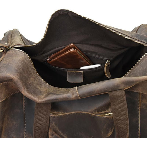 Load image into Gallery viewer, The Colden Duffle Bag | Large Capacity Leather Weekender
