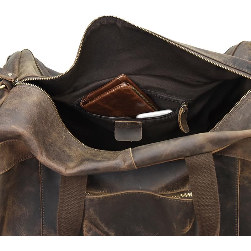 The Colden Duffle Bag | Large Capacity Leather Weekender