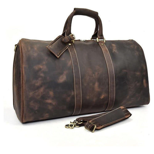 Load image into Gallery viewer, The Bjarke Weekender | Handcrafted Leather Duffle Bag
