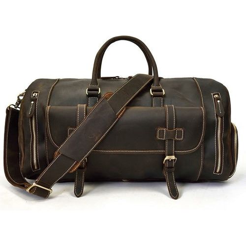 The Bard Weekender | Handmade Leather Duffle Bag