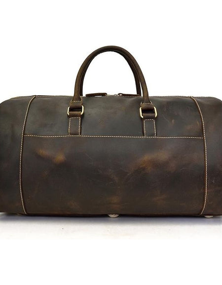 The Bard Weekender | Handmade Leather Duffle Bag