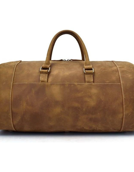 The Bard Weekender | Exquisite Handmade Leather Duffle Bag