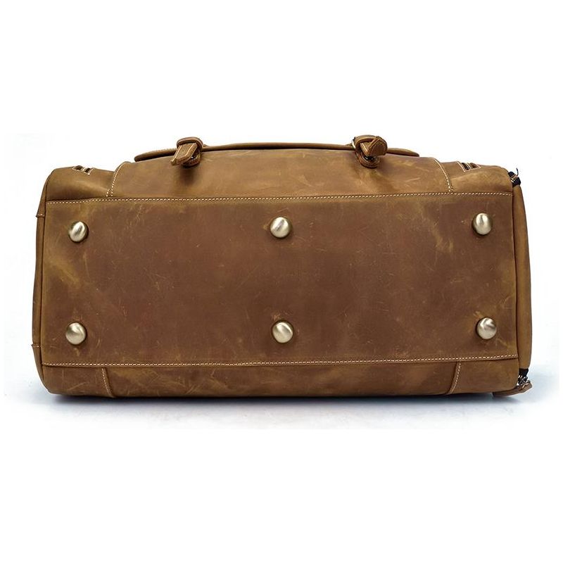 The Bard Weekender | Handmade Leather Duffle Bag