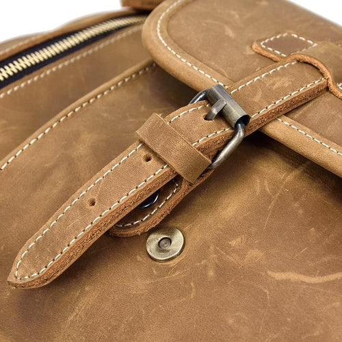 Load image into Gallery viewer, The Bard Weekender | Exquisite Handmade Leather Duffle Bag
