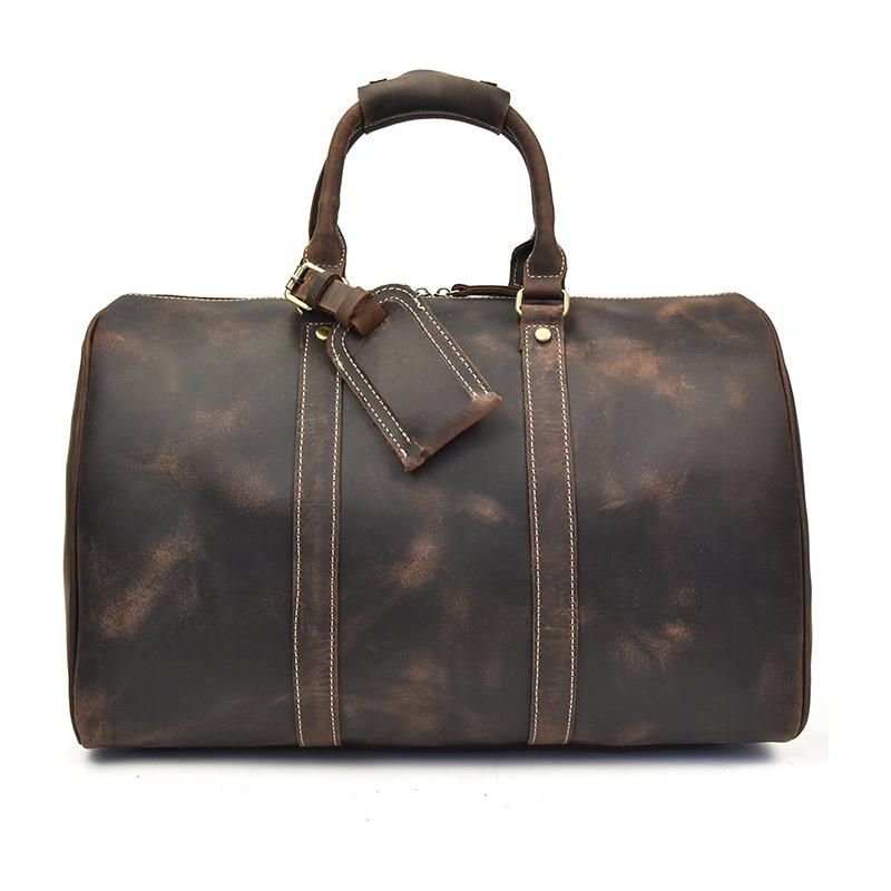 The Brandt Weekender | Exquisite Small Leather Duffle Bag